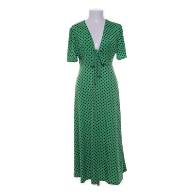 Maxi jurk (Groen, Meerkleurig) van Zara Elastaan, Polyester