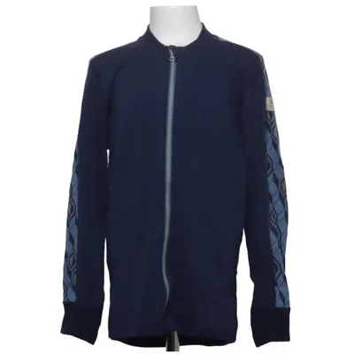 Cardigan (Bleu, Multicolore) de Janus Laine de mouton, Polyamide