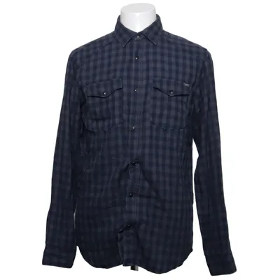 Flanellskjorta (Blå, Grå) från Originals by Jack & Jones Bomull