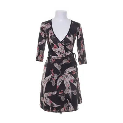 Robe portefeuille (Noir, Multicolore) de Just Élasthane, Polyester