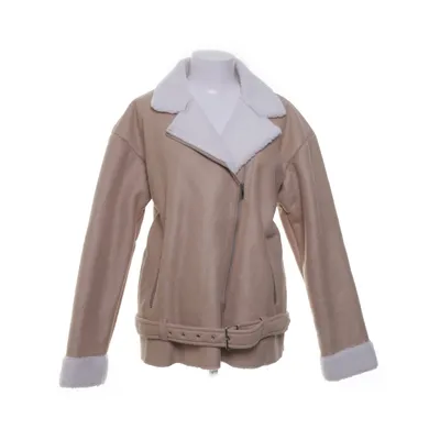 Shearlingjacka (Beige, Vit) från NLY Trend Polyester