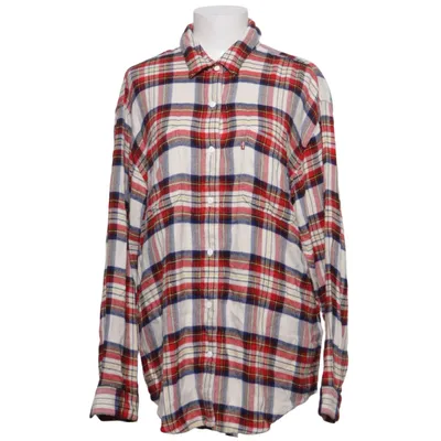 Flanellskjorta (Vit, Röd, Blå) från Levi Strauss & Co Bomull, Viskos
