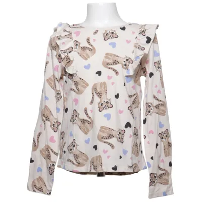Lange mouwen shirt (Beige, Meerkleurig) van Little Kids Katoen