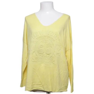 Pull-over (Jaune) de New Collection Élasthane, Viscose, Laine