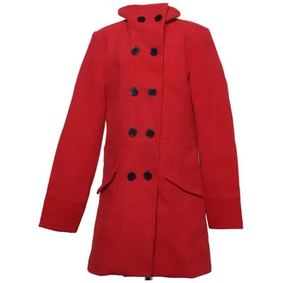 Jas (Rood) van Crash One Katoen, Elastaan, Polyester, Viscose