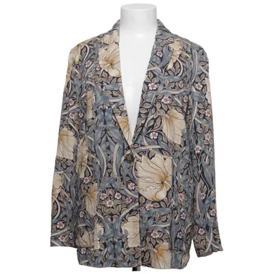 Blazer (Bleu, Multicolore) de William Morris & Co. x H&M Viscose, Lyocell, Polyester