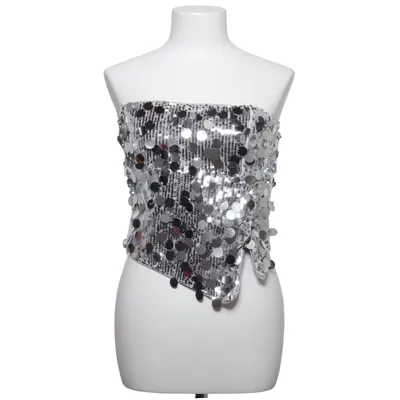 Tube top (Silver) from Cider Polyester