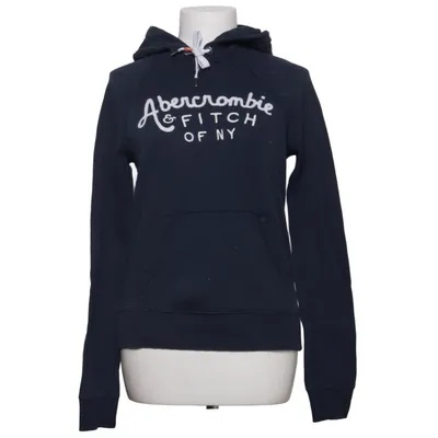 Sweat à capuche (Bleu) de Abercrombie & Fitch Coton, Polyester