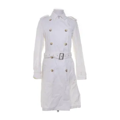 Trenchcoat (Vit) från SAND White Bomull, Polyester