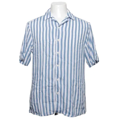 Chemise à manches courtes (Bleu, Blanc) de Only & Sons Viscose