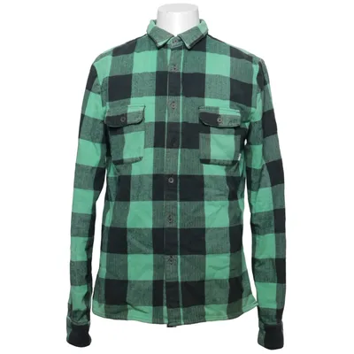 Flannel shirt (Green, Black) from RVLT Revolution Cotton