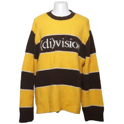 Pull-over (Jaune, Marron) de Division Acrylique, Laine d'alpaga, Élasthane