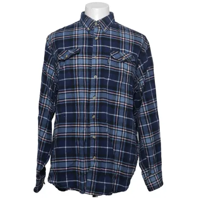Flannel shirt (Blue, White, Black) from Jaktia Cotton