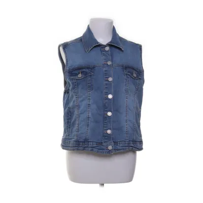Jeansvest (Blå) fra Fransa Bomuld, Elastan