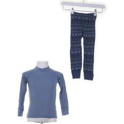 Baselayer (Blå, Flerfarvet) fra Polarn O. Pyret Merinould