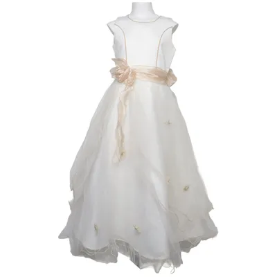 Flower girl dress (White, Beige) from Charm
