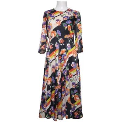 Jurk (Zwart, Meerkleurig) van Zara Trafaluc Collection Polyester