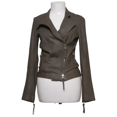 Bikerjacke (Grün) von Benedikte Utzon Leder