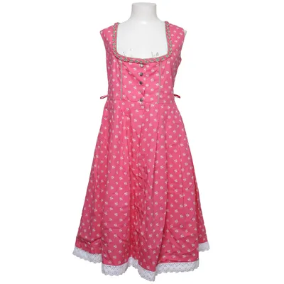 Dirndl (Rosa, Vit, Grön) från Waldschütz Bomull