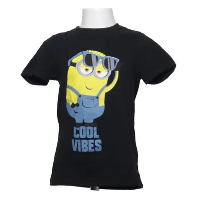T-shirt (Black, Multicolored) from Minions Cotton, Polyester