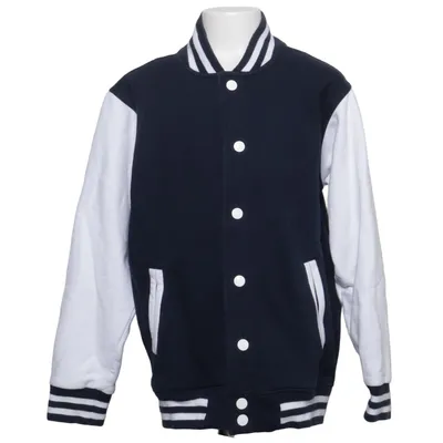 Collegejacka (Blå, Vit) från FDM Bomull, Polyester