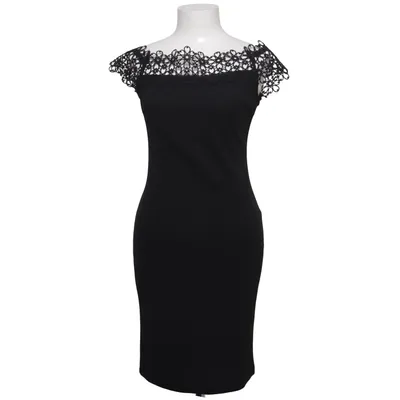 Cocktailjurk (Zwart) van Emamoda Elastaan, Polyester