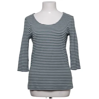 Langærmet t-shirt (Grøn, Hvid) fra Arabella & Addison Bomuld, Elastan, Modal