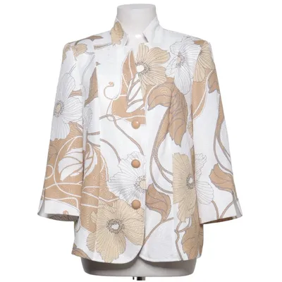 Blazer (White, Brown) from Hermann Lange Polyester