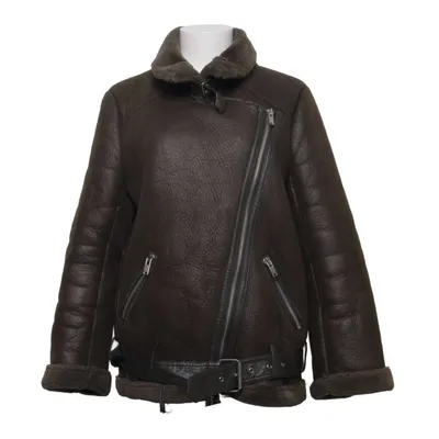 Shearlingjakke (Brun) fra Zara Outerwear Polyester, Polyurethan