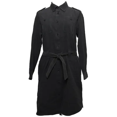 Blusenkleid (Grau) von A.P.C. Baumwolle, Viskose