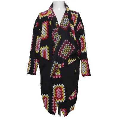 Manteau (Noir, Multicolore) de Wendy Trendy Coton, Polyester, Laine
