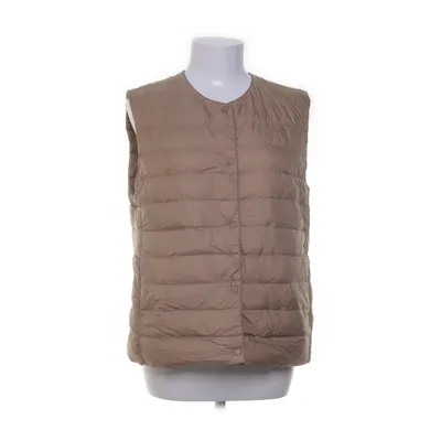 Bodywarmer (Beige) van Uniqlo Dons, Veer, Polyamide