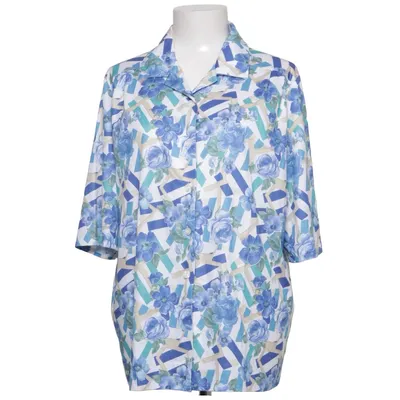 Chemise à manches courtes (Bleu, Blanc, Multicolore) de Finn Karelia Coton, Polyester