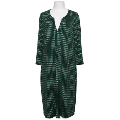 Dress (Green, White) from Vicci Elastane, Viscose
