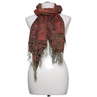 Châle (Orange, Noir, Multicolore) de Cashmere Cachemire