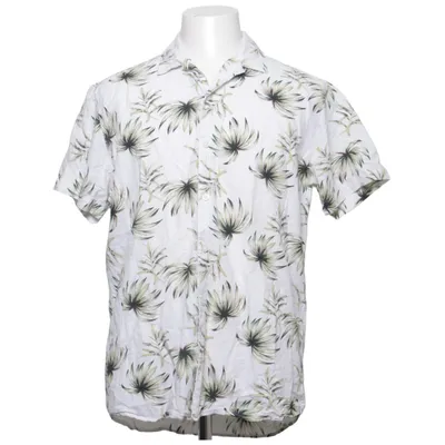 Chemise à manches courtes (Blanc, Vert) de Selected Homme Lin, Coton biologique