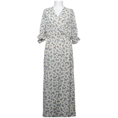 Maxi jurk (Beige, Blauw) van Ellos Elastaan, Polyester
