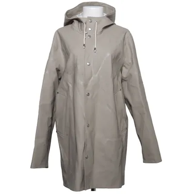 Raincoat (Beige) from Stutterheim Cotton, Polyester