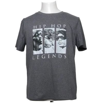 T-shirt (Gris) de Hiphop Legends Polyester