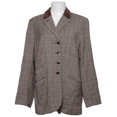 Blazer (Bruin) van Elégance Acetaat, Elastaan, Viscose, Wol