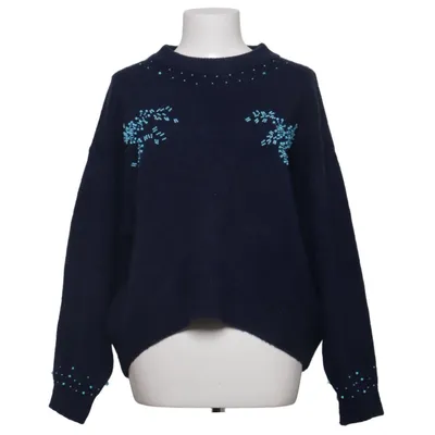 Trui (Blauw) van Mango Basics Acryl, Elastaan, Polyamide, Wol