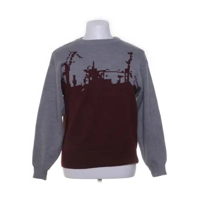 Sweater (Gray, Red) from Cleptomanicx Wool
