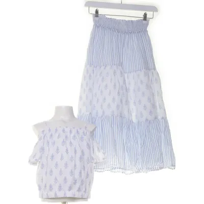 Set (Blue, White) from Haute Hippie Cotton, Polyester