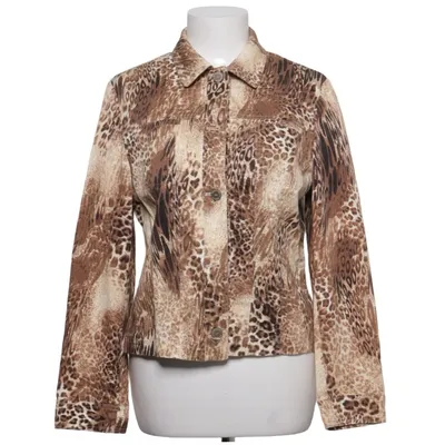 Jakke (Brun, Beige) fra Laura Scott Bomuld, Elastan