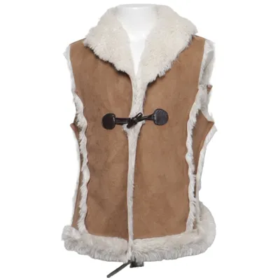 Ydervest (Brun, Hvid) fra Topo Polyester