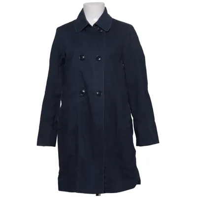 Trenchcoat (Blauw) van Langerchen Organisch katoen, Polyurethaan
