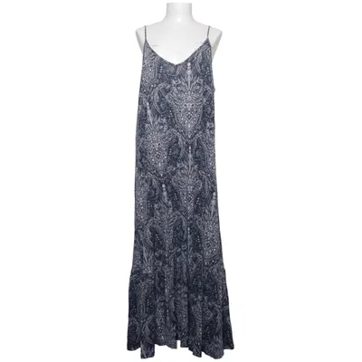 Maxi jurk (Blauw, Wit, Meerkleurig) van Lindex Lyocell, Viscose