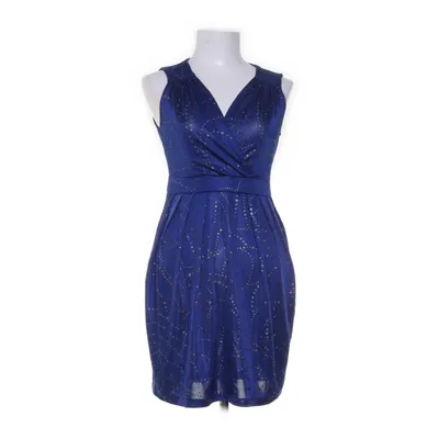 Klänning (Blå, Silverfärgad) från Halens Elastan, Polyamid