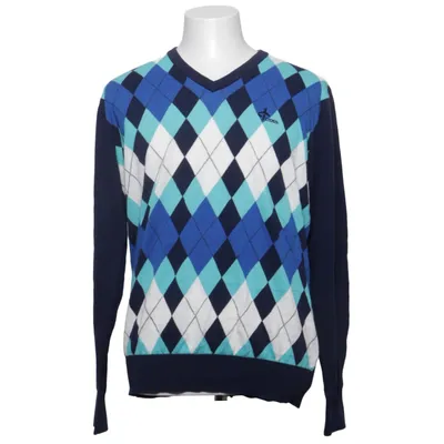 Pullover (Blauw, Wit) van Cross Katoen
