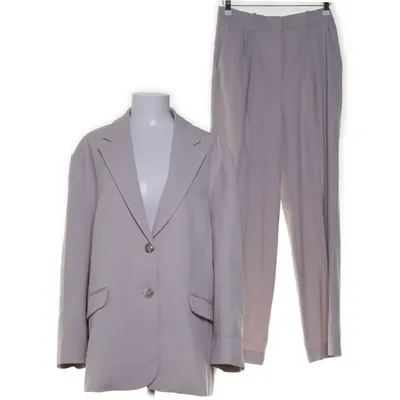 Jakkesæt (Beige) fra 10k Polyester, Viscose, Elastan